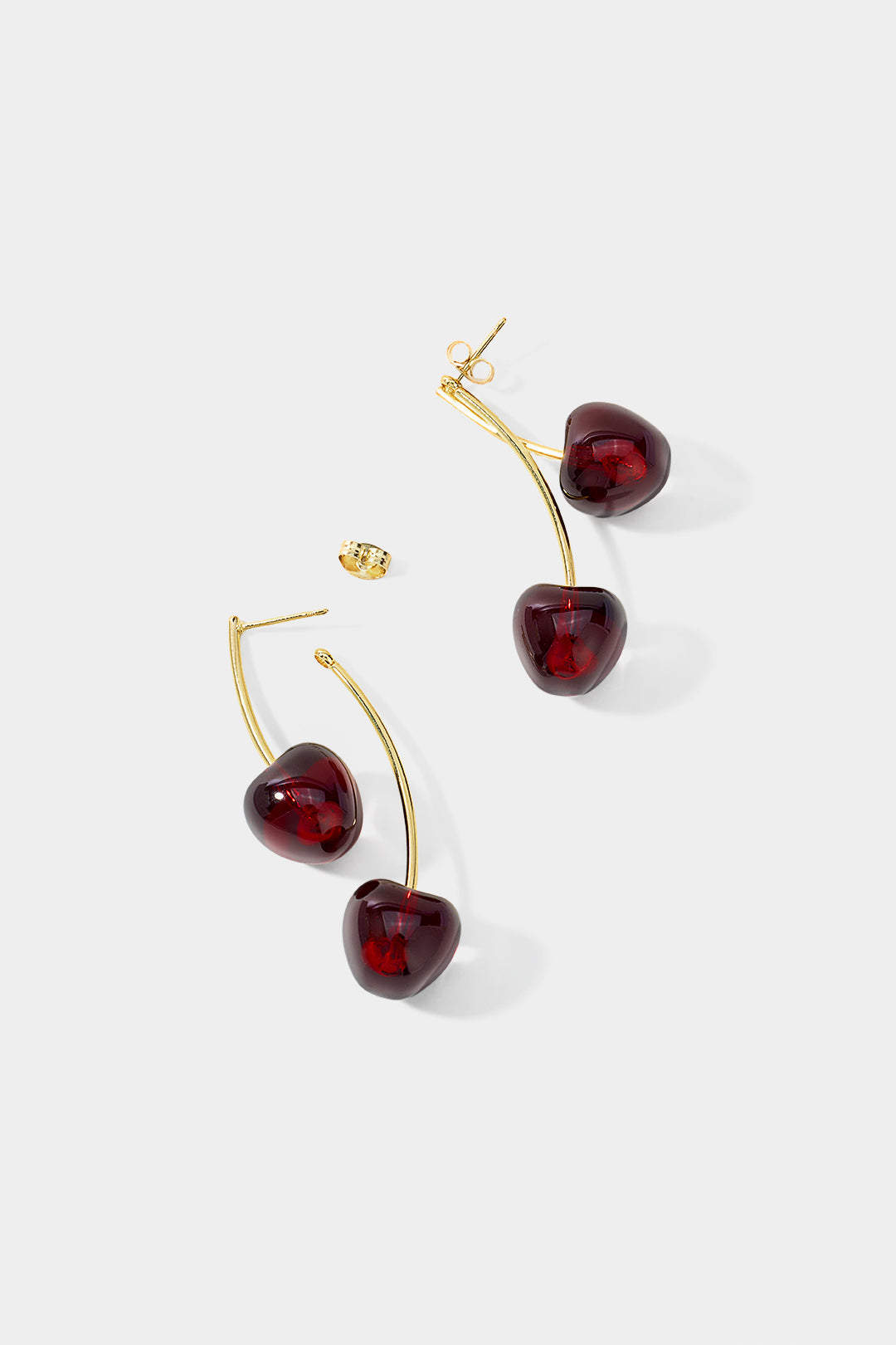 Cherry Alloy Earrings
