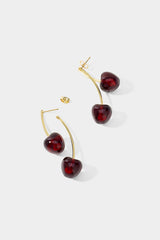 Cherry Alloy Earrings