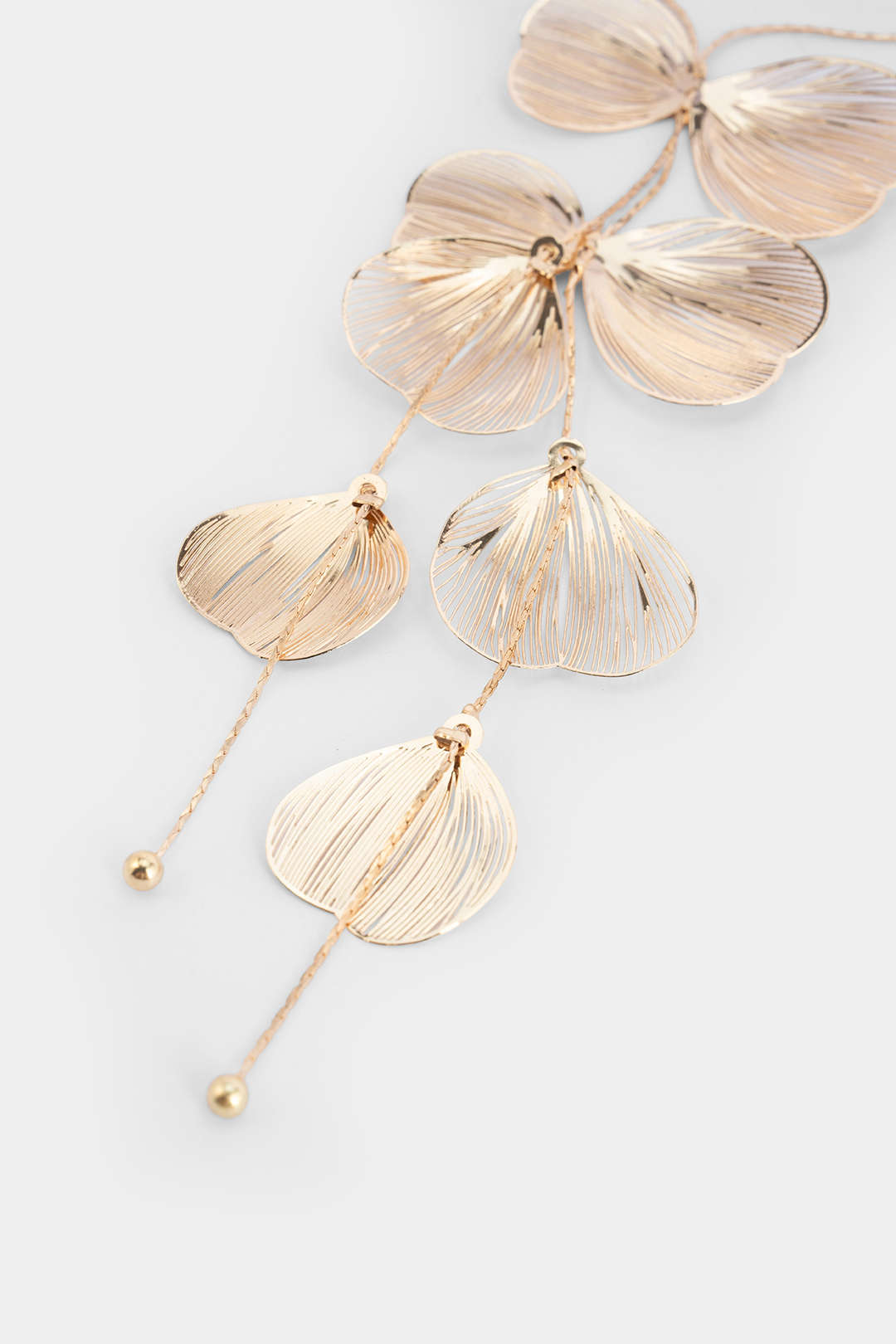 Alloy Ginkgo Leaf Necklace