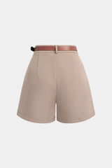 Belted Wide Leg Shorts