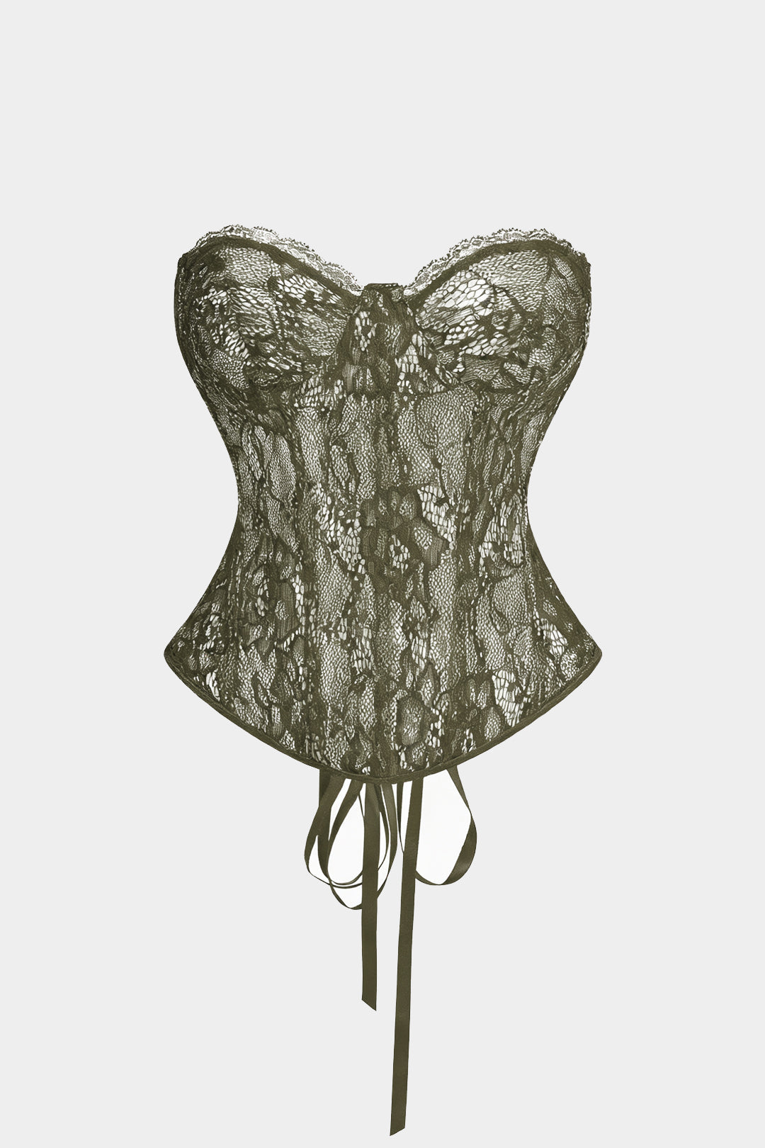 Bustier Backless Tie Corset Top