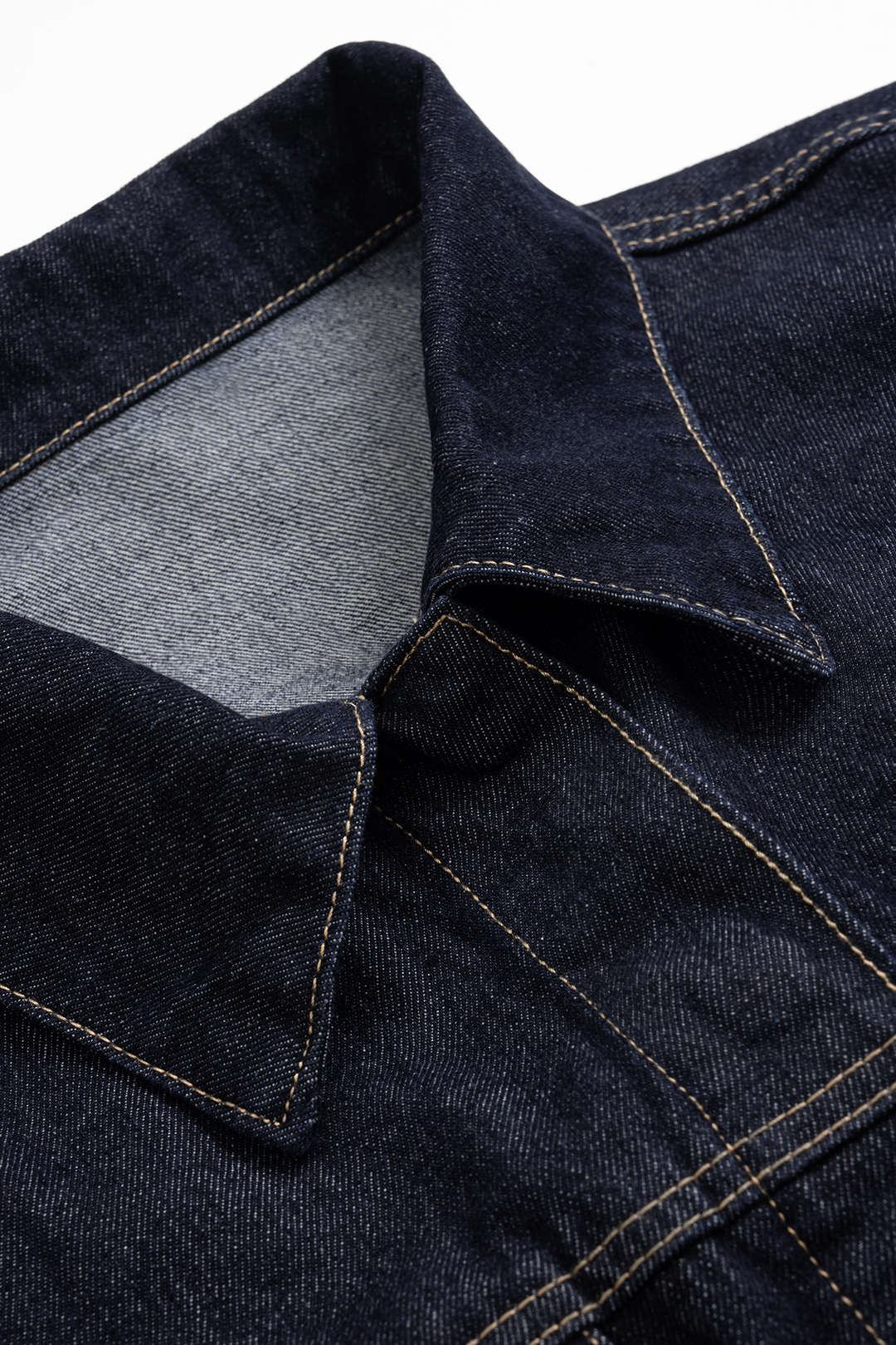 Denim Belted Long Sleeve Shirt