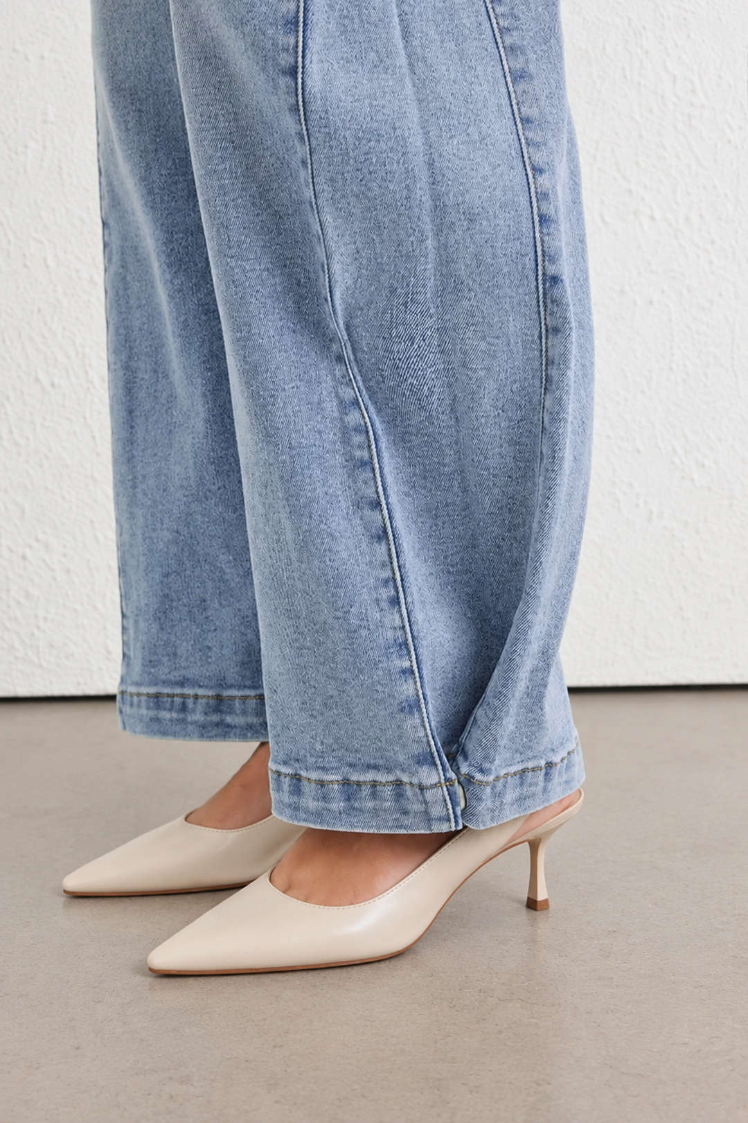 Denim Pocket Straight Leg Jeans
