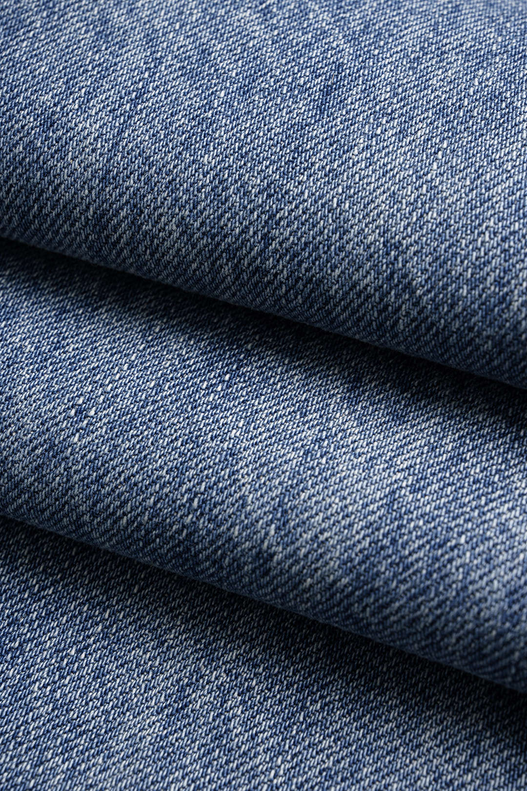 Denim Asymmetrical Wide Leg Jeans