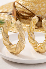 Alloy Twist Retro Earrings