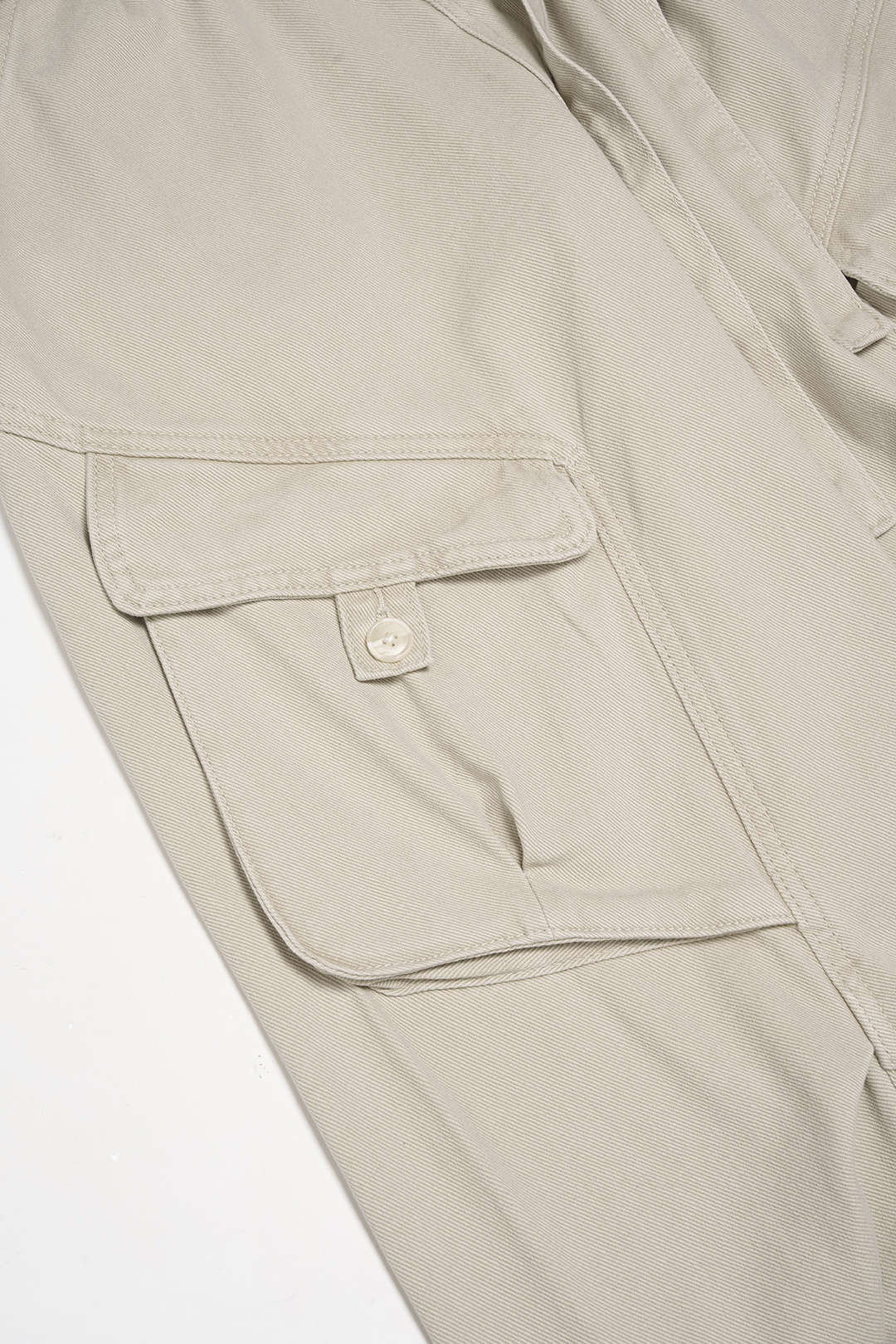 Denim Pocket Belted Wide Leg Jeans
