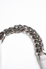 Chain Decor Sleeveless Mini Dress