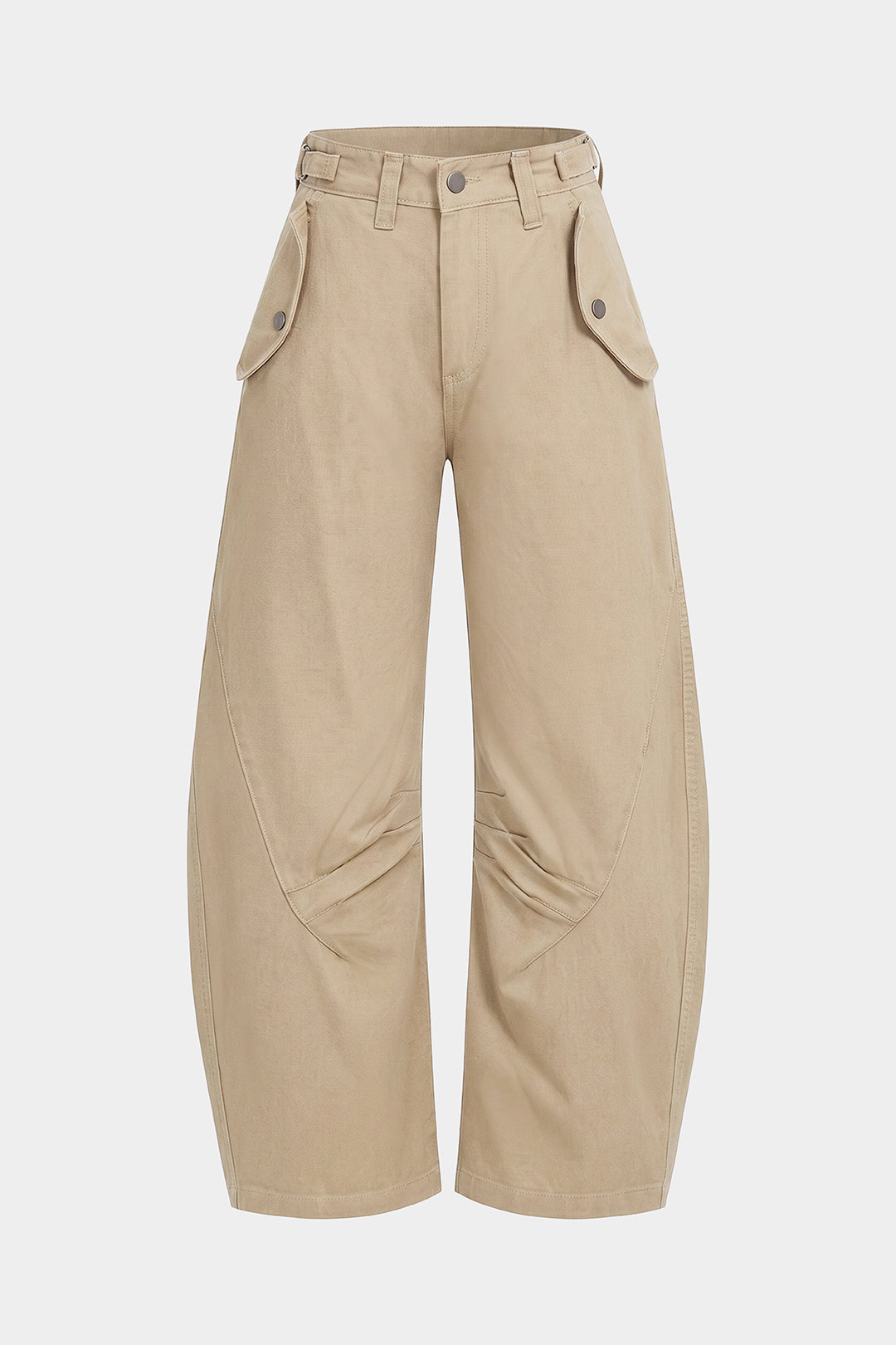 Denim Pocket Wide Leg Jeans