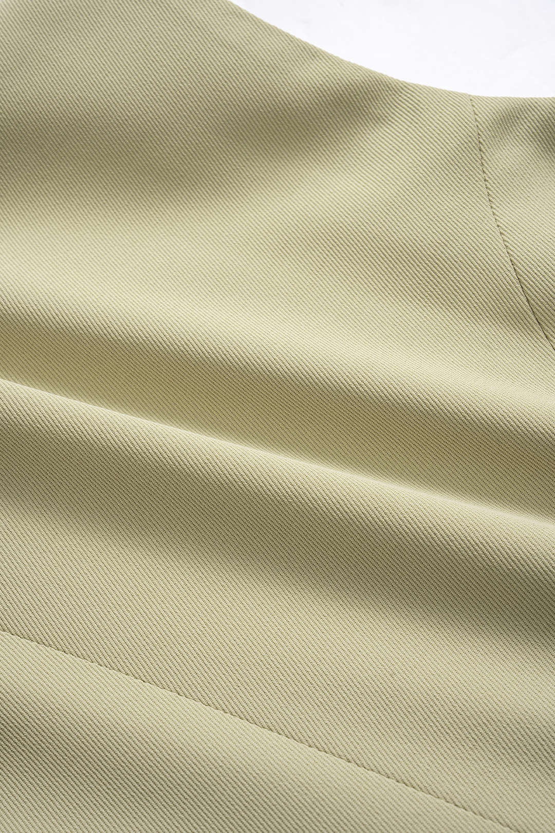 Asymmetrical Hem Fake Pocket Vest