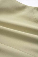 Asymmetrical Hem Fake Pocket Vest