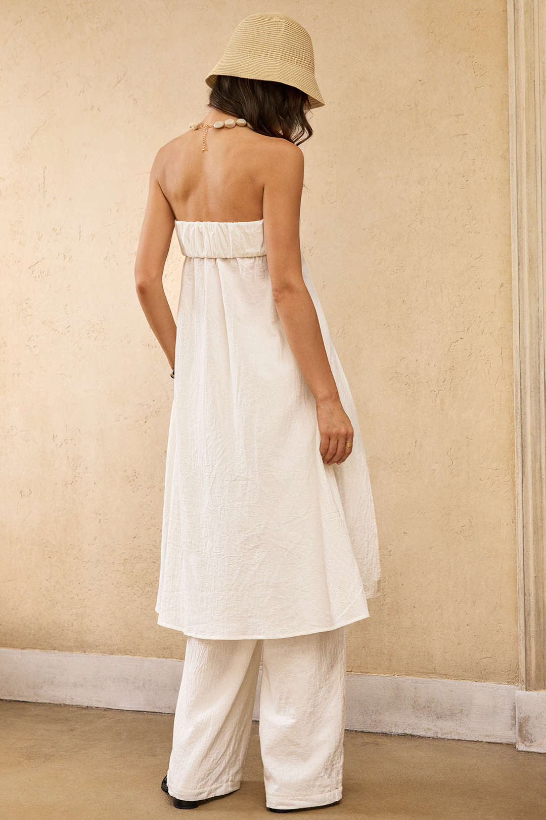 Contrast Binding Pocket Pants