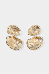 Alloy Scallop Earrings