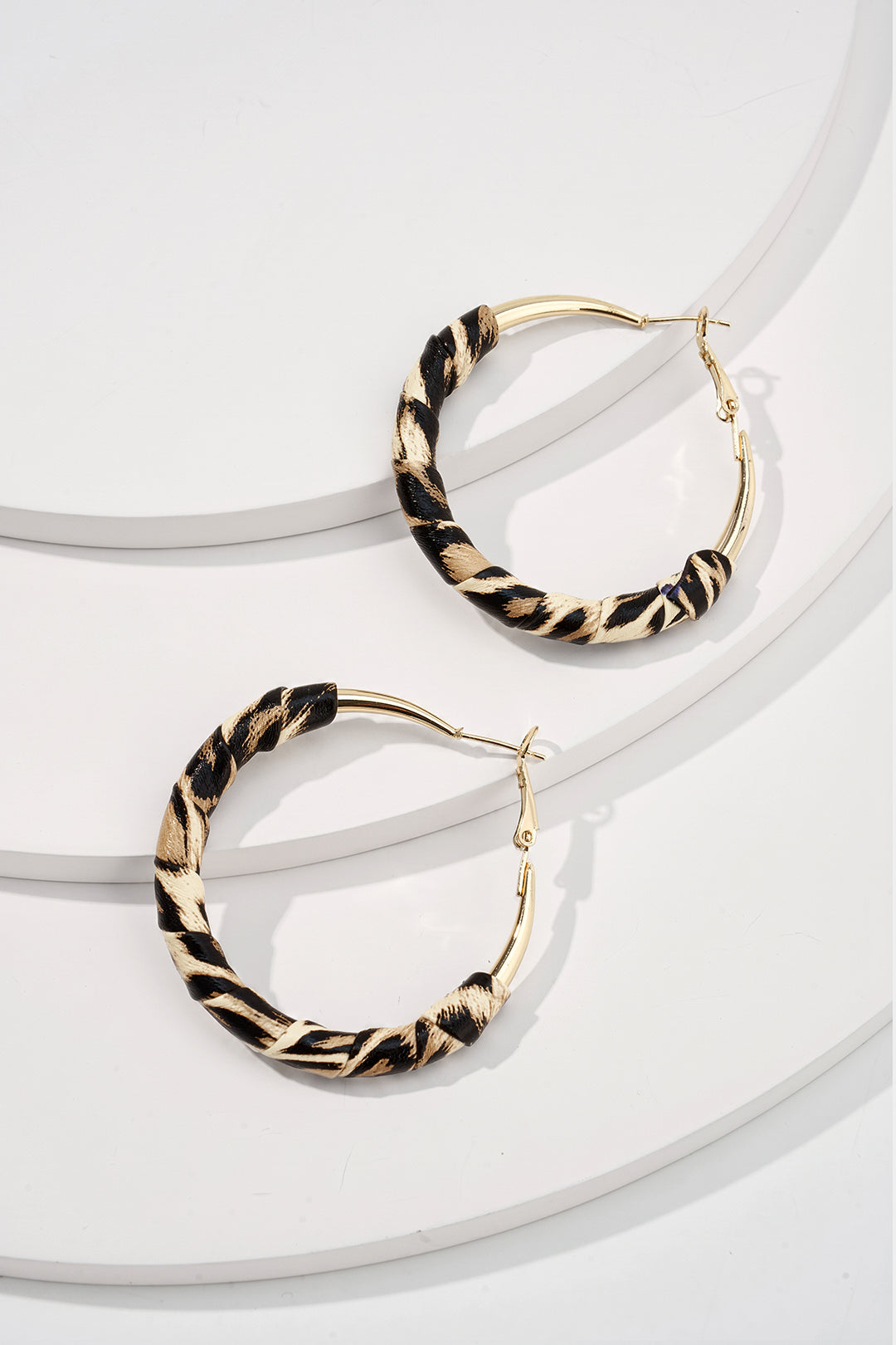 Alloy Leopard Print Earrings