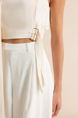 Asymmetrical Tie-Up Tank Top