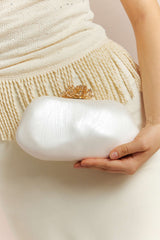 Alloy Irregular Clutch Bag