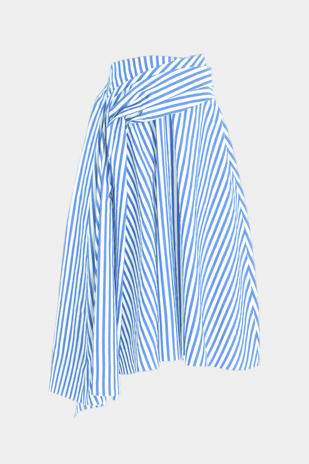 Contrast Stripe Tie Skirt