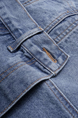 Denim Asymmetrical Skirt